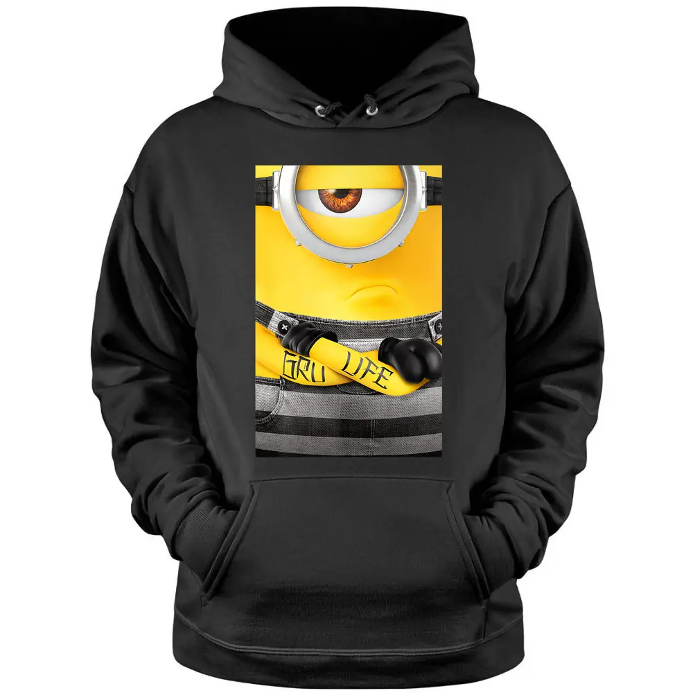 Despicable Me Minions Gru Life Tattoo Pullover Hoodie