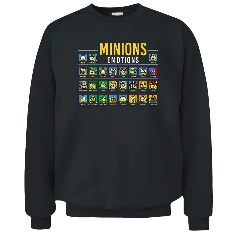 Despicable Me Minions Periodic Table Of Minions Pullover Sweatshirt