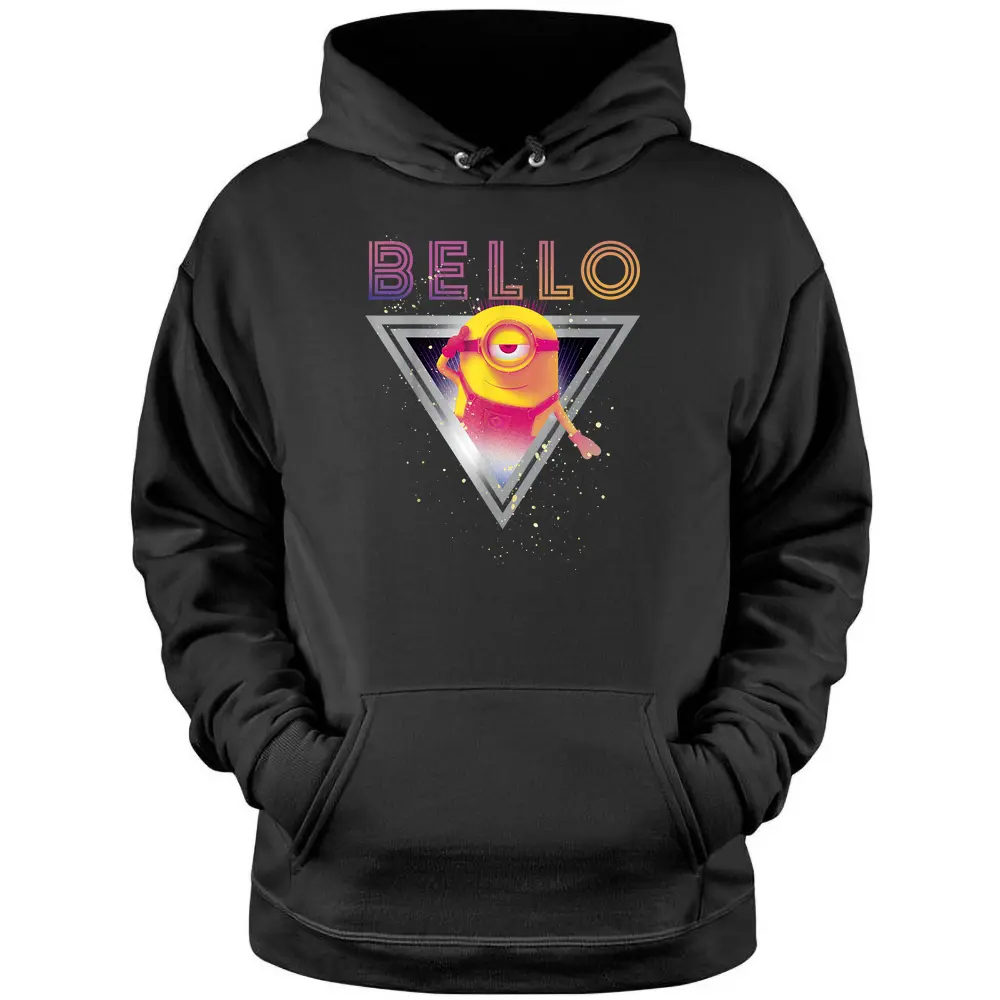 Despicable Me Minions Retro Bello Triangle Pullover Hoodie