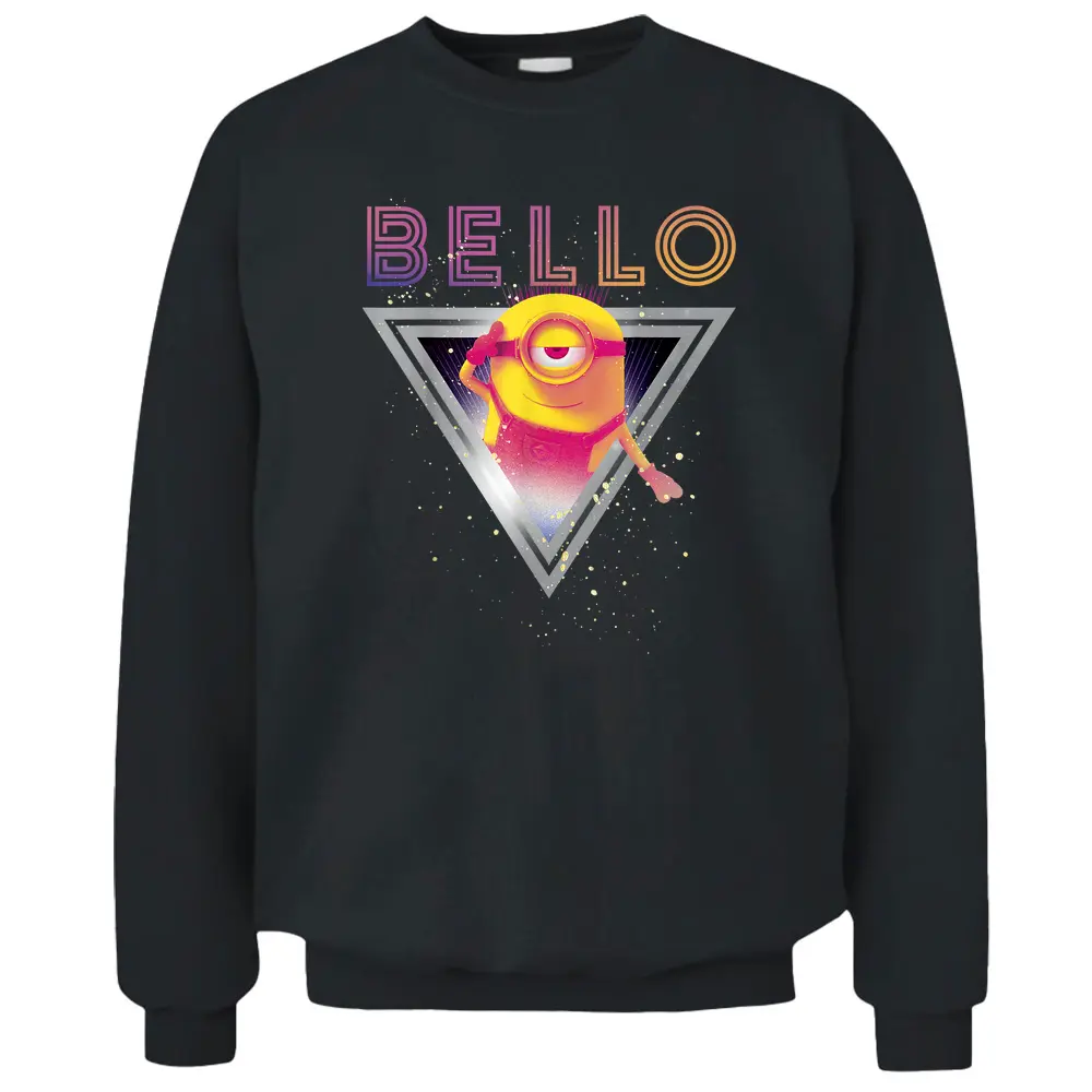 Despicable Me Minions Retro Bello Triangle Pullover Sweatshirt