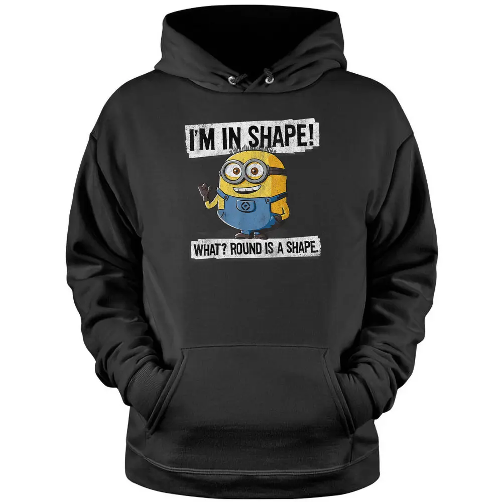 Despicable Me Minions Round Is A Shape Bob Pullover Hoodie