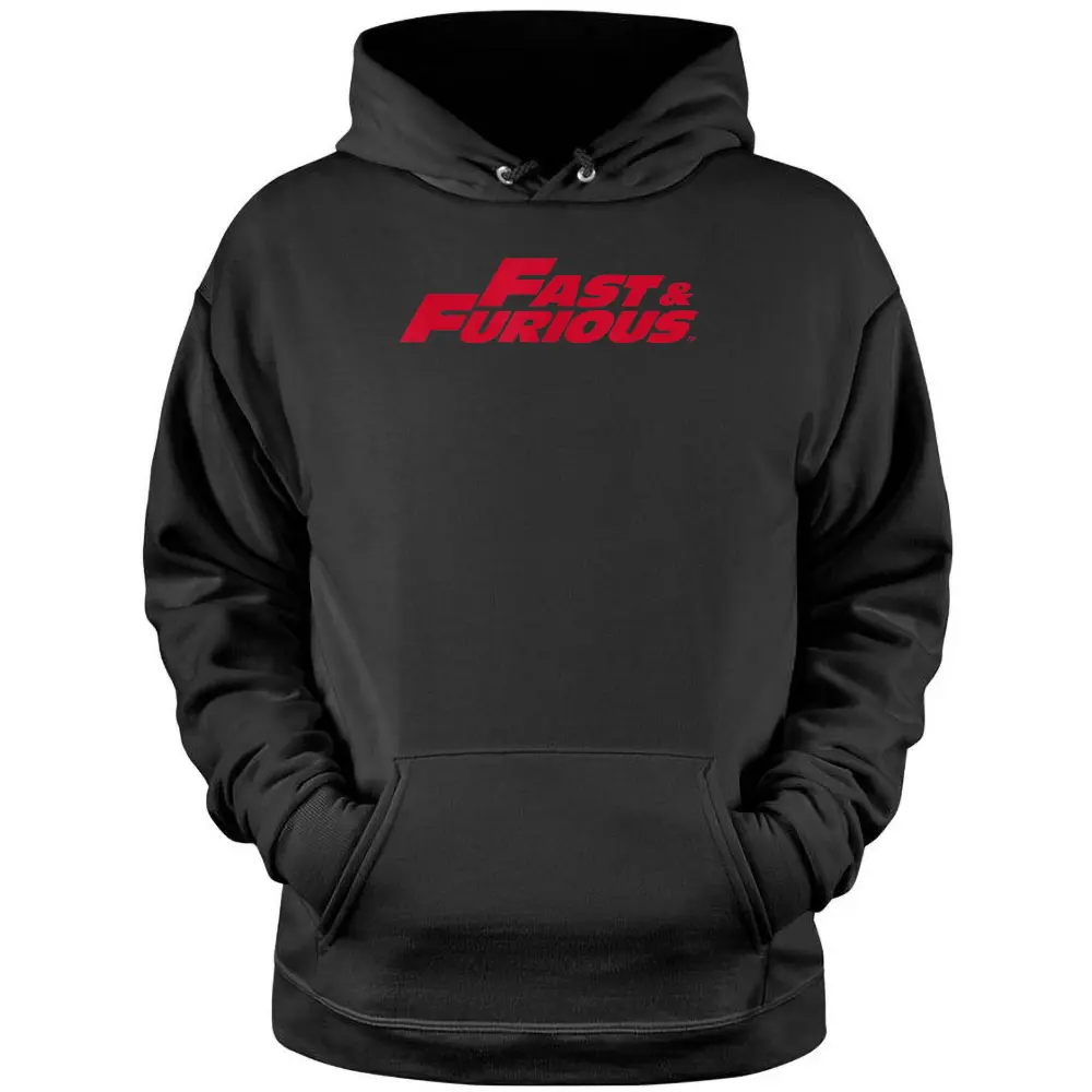 Fast And Furious Classic Red Logo Pullover Hoodie