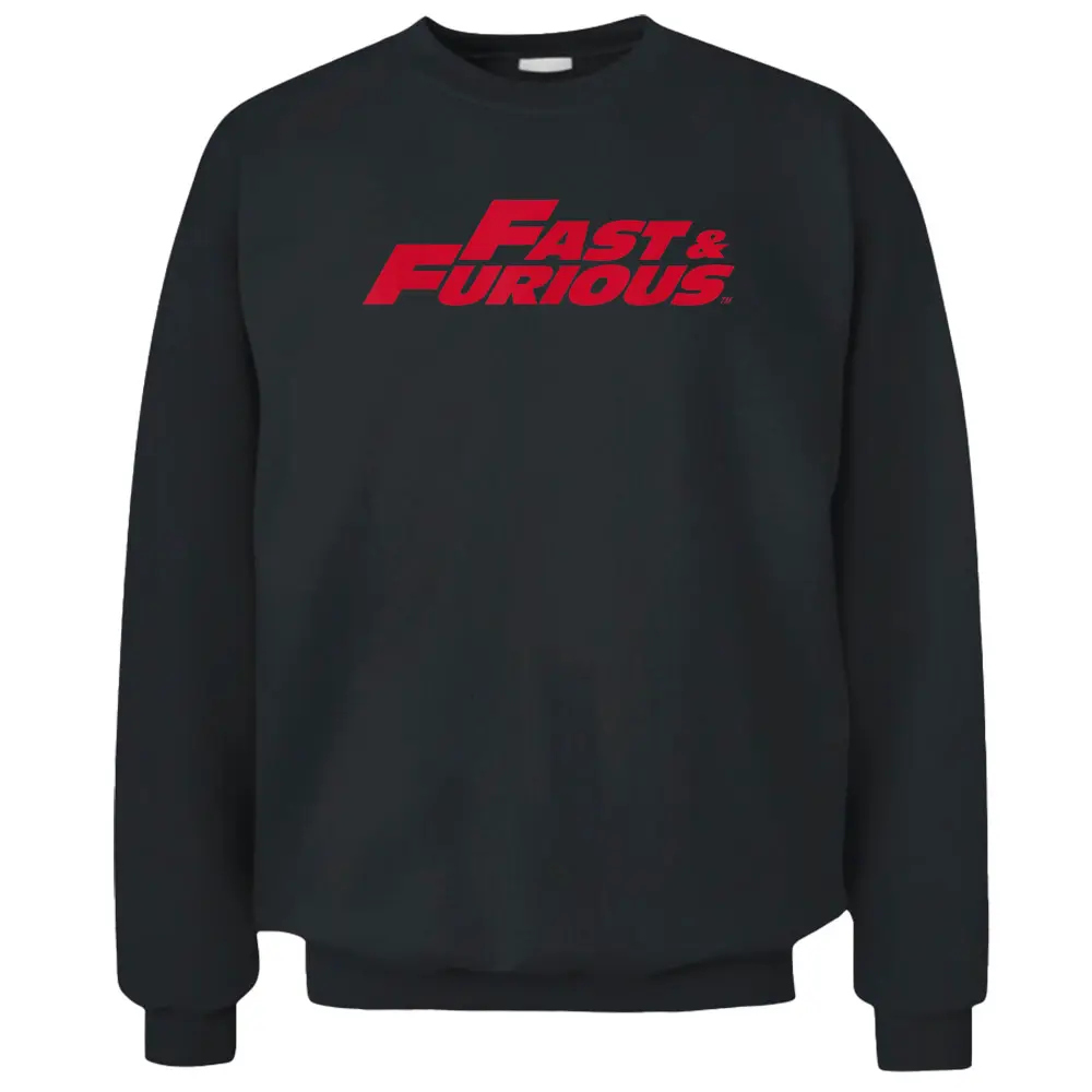 Fast And Furious Classic Red Logo Pullover Sweatshirt