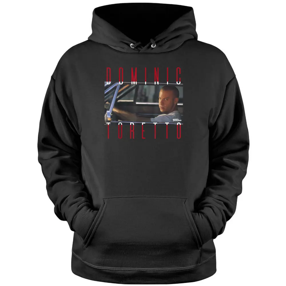 Fast And Furious Dominic Toretto Photo Word Stack Pullover Hoodie