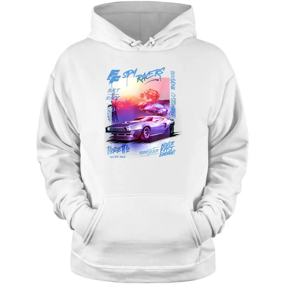 Fast  Furious Spy Racers Graffiti Poster Pullover Hoodie