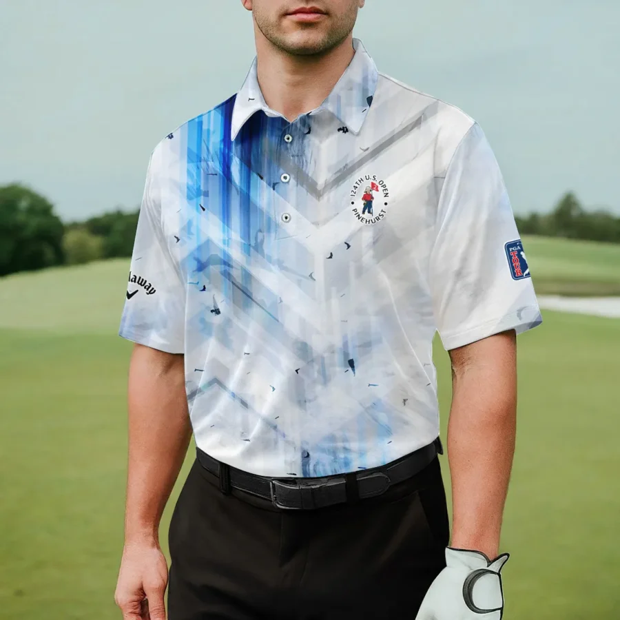 Golf Abstract Pattern 124th U.S. Open Pinehurst Callaway Polo Shirt Style Classic