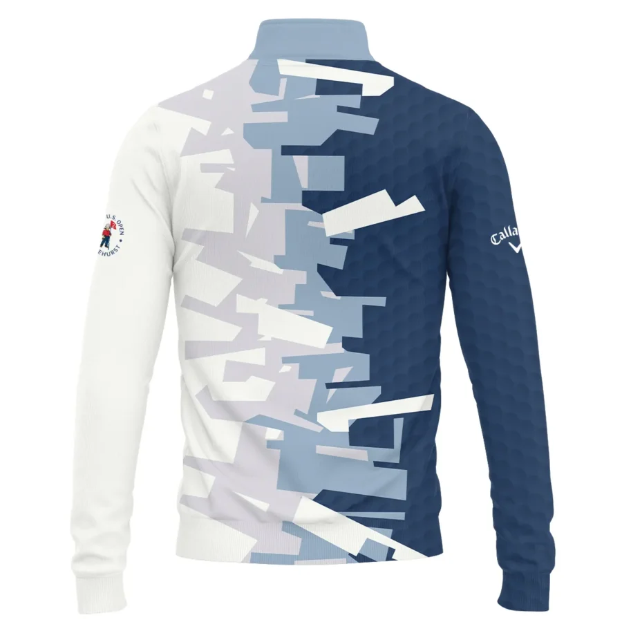 Golf Abstract Pattern 124th U.S. Open Pinehurst Callaway Quarter-Zip Jacket Style Classic