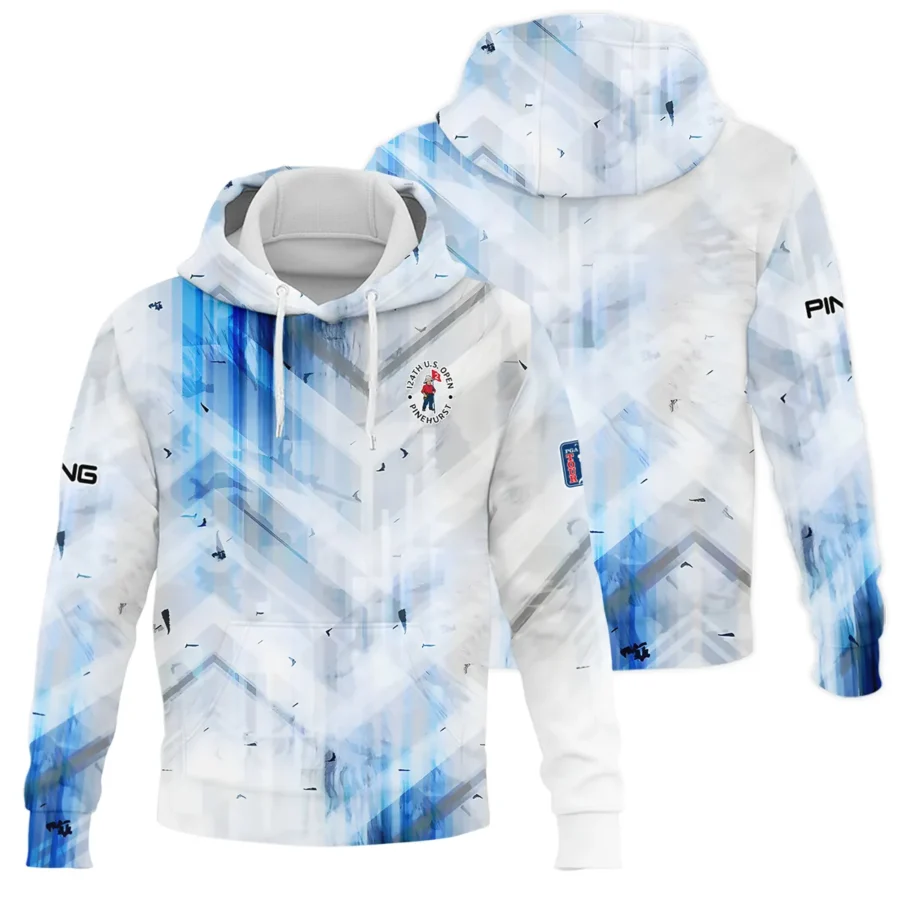 Golf Abstract Pattern 124th U.S. Open Pinehurst Ping Hoodie Shirt Style Classic