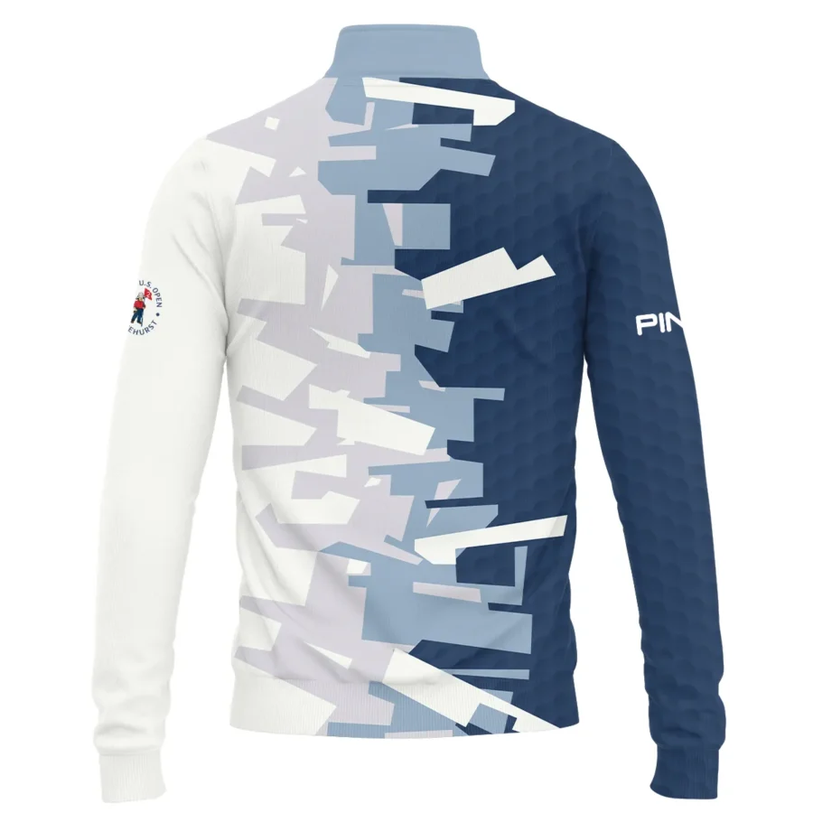 Golf Abstract Pattern 124th U.S. Open Pinehurst Ping Quarter-Zip Jacket Style Classic