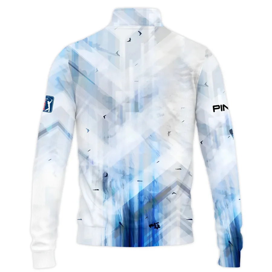 Golf Abstract Pattern 124th U.S. Open Pinehurst Ping Quarter-Zip Jacket Style Classic