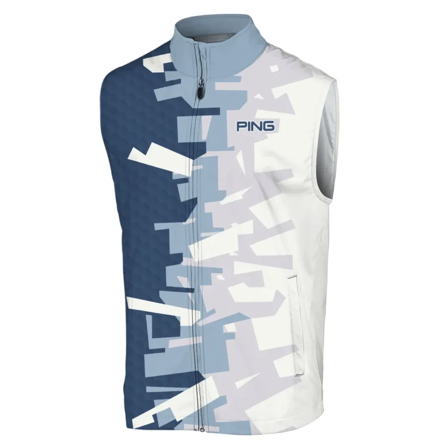 Golf Abstract Pattern 124th U.S. Open Pinehurst Ping Sleeveless Jacket Style Classic