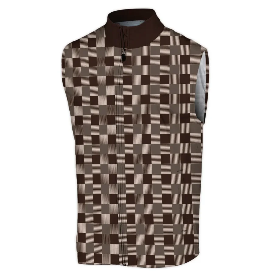 Golf Brown Square Pattern 124th U.S. Open Pinehurst Ping Sleeveless Jacket Style Classic