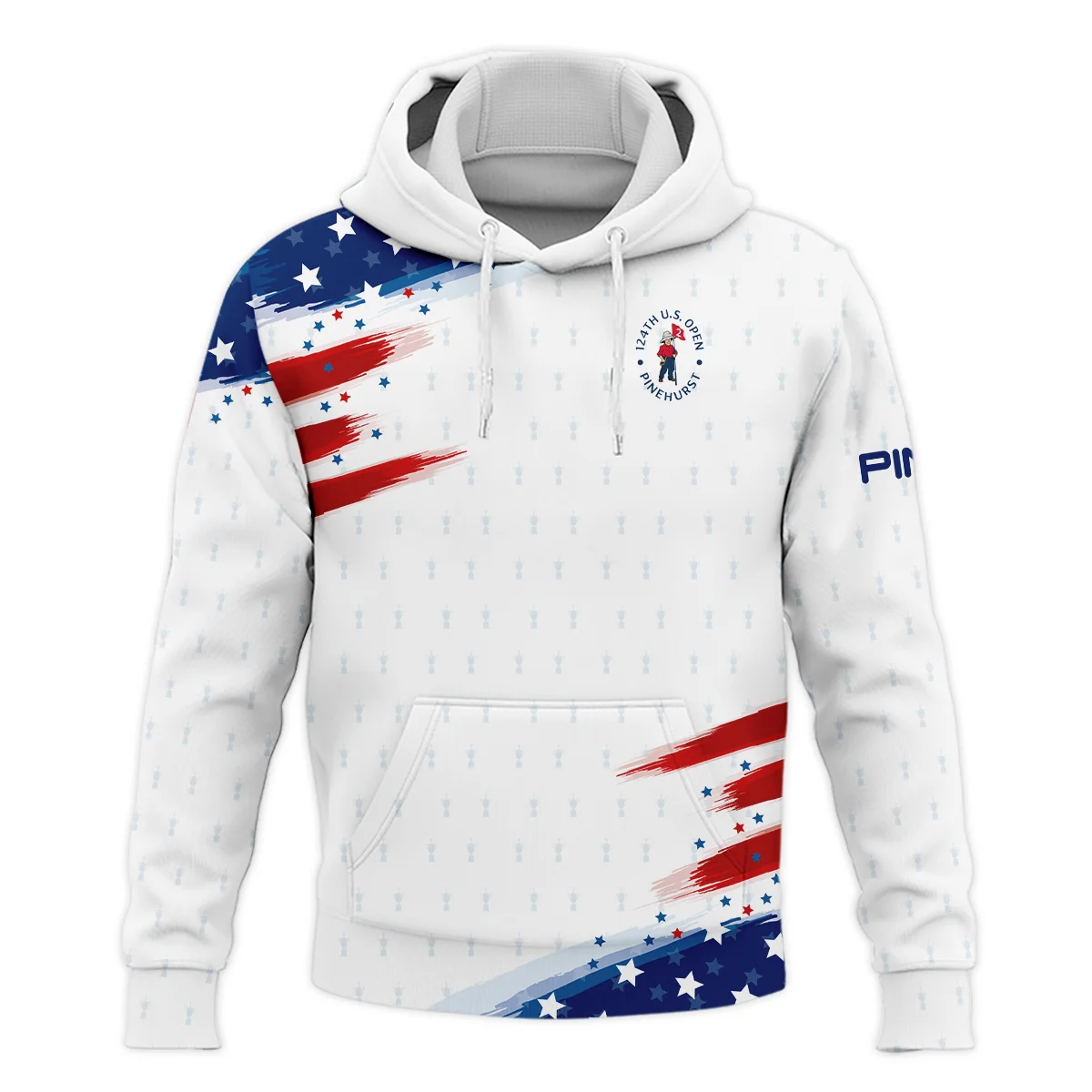 Golf Flag American 124th U.S. Open Pinehurst Ping Hoodie Shirt Style Classic Hoodie Shirt