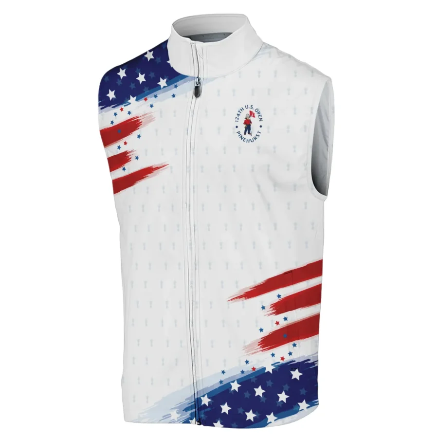 Golf Flag American Loves 124th U.S. Open Pinehurst Callaway Sleeveless Jacket Style Classic