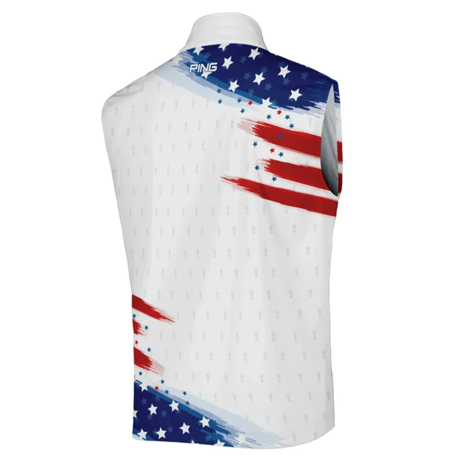 Golf Flag American Loves 124th U.S. Open Pinehurst Ping Sleeveless Jacket Style Classic