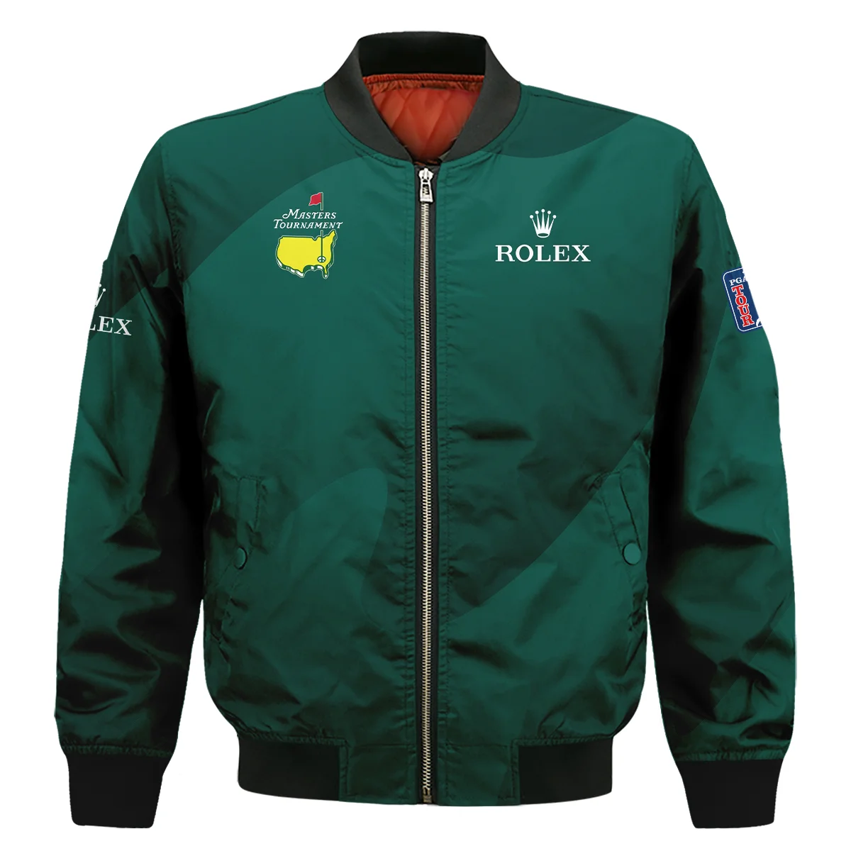 Golf For Sublimation Sport Green Masters Tournament Rolex Bomber Jacket Style Classic Bomber Jacket
