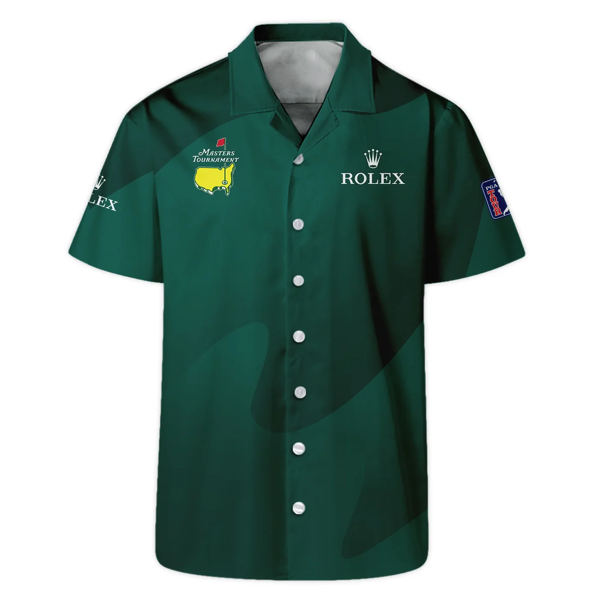 Golf For Sublimation Sport Green Masters Tournament Rolex Zipper Polo Shirt Style Classic Zipper Polo Shirt For Men