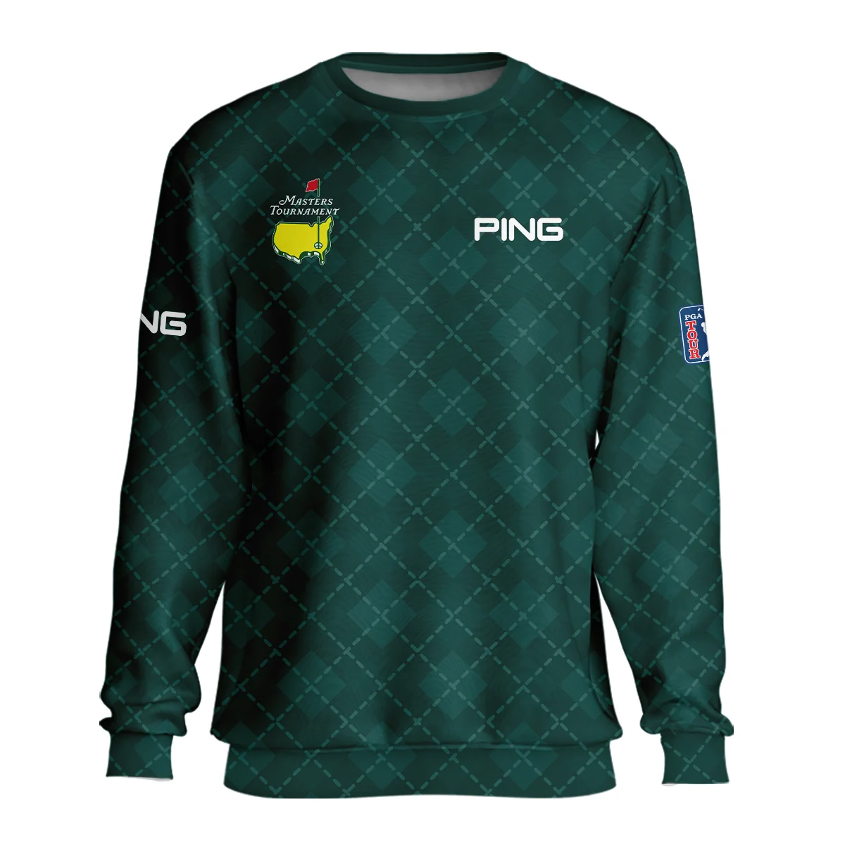 Golf Geometric Pattern Green Masters Tournament Ping Unisex Sweatshirt Style Classic Sweatshirt