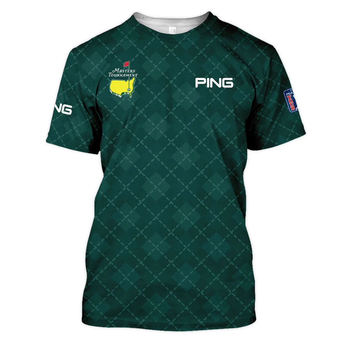 Golf Geometric Pattern Green Masters Tournament Ping Unisex T-Shirt Style Classic T-Shirt