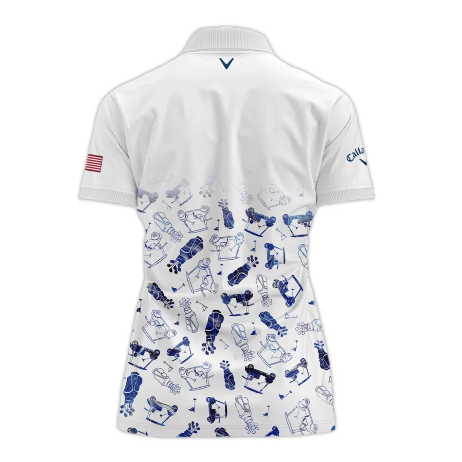 Golf Icon Abstract Pattern 79th U.S. Women’s Open Lancaster Callaway Short Polo Shirt