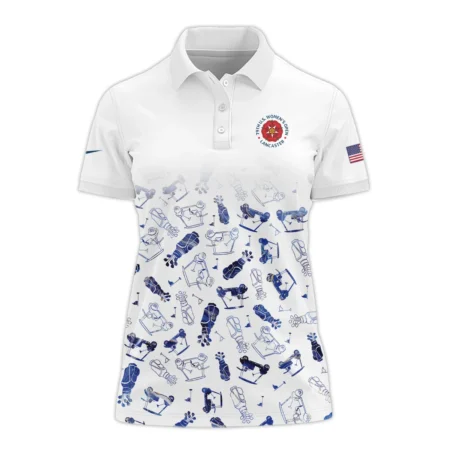 Golf Icon Abstract Pattern 79th U.S. Women’s Open Lancaster Nike Zipper Sleeveless Polo Shirt