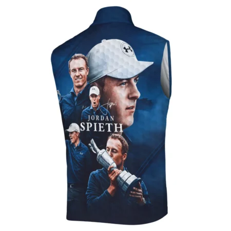Golf Jordan Spieth Fans Loves 152nd The Open Championship Callaway Quarter-Zip Polo Shirt