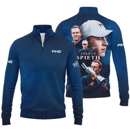 Golf Jordan Spieth Fans Loves 152nd The Open Championship Ping Quarter-Zip Jacket Style Classic