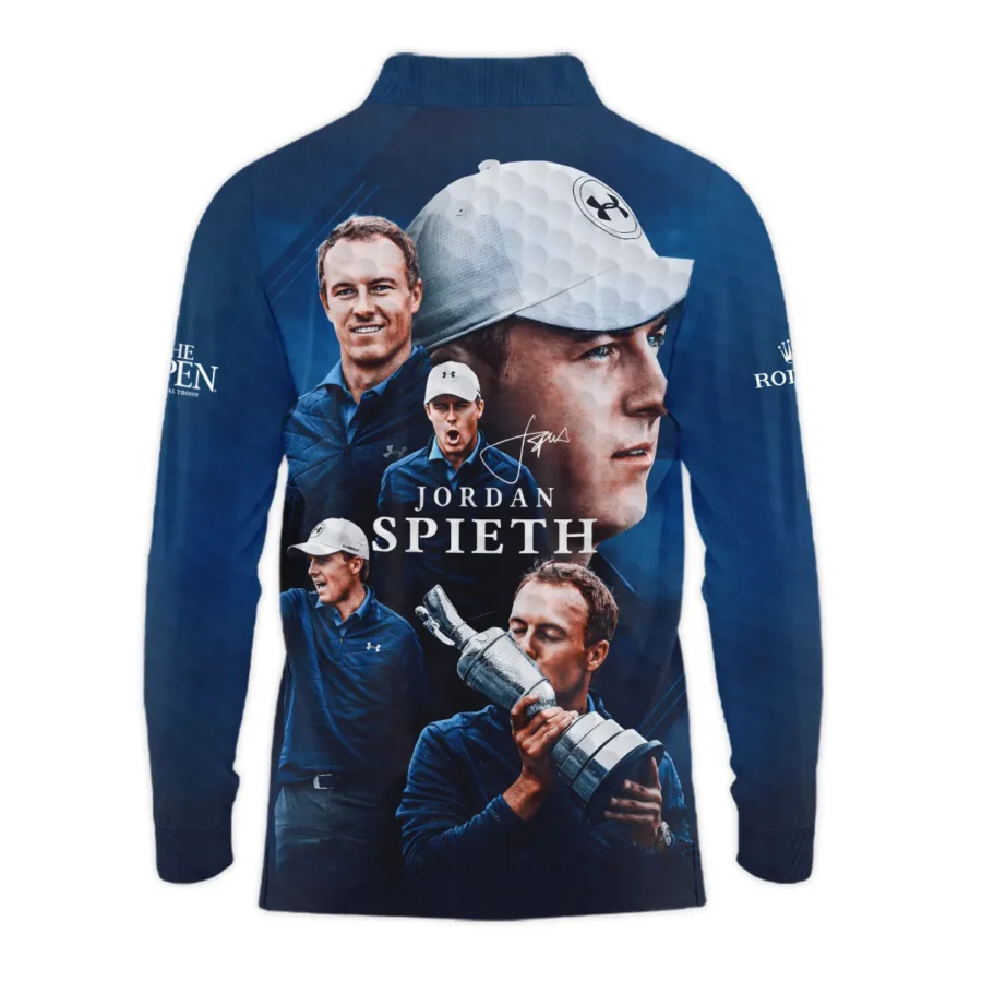 Golf Jordan Spieth Fans Loves 152nd The Open Championship Rolex Long Polo Shirt Style Classic