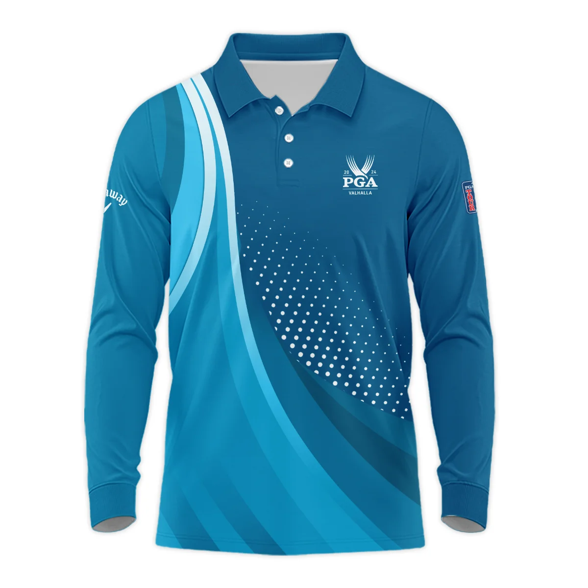 Golf Love Sport Color Blue 2024 PGA Championship Valhalla Callaway Zipper Hoodie Shirt Style Classic Zipper Hoodie Shirt