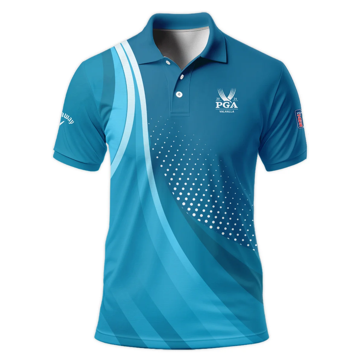 Golf Love Sport Color Blue 2024 PGA Championship Valhalla Callaway Polo Shirt Style Classic Polo Shirt For Men