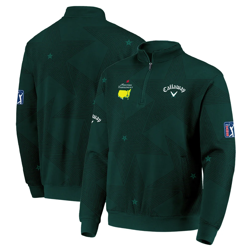 Golf Masters Tournament Callaway Bomber Jacket Stars Dark Green Golf Sports All Over Print Bomber Jacket