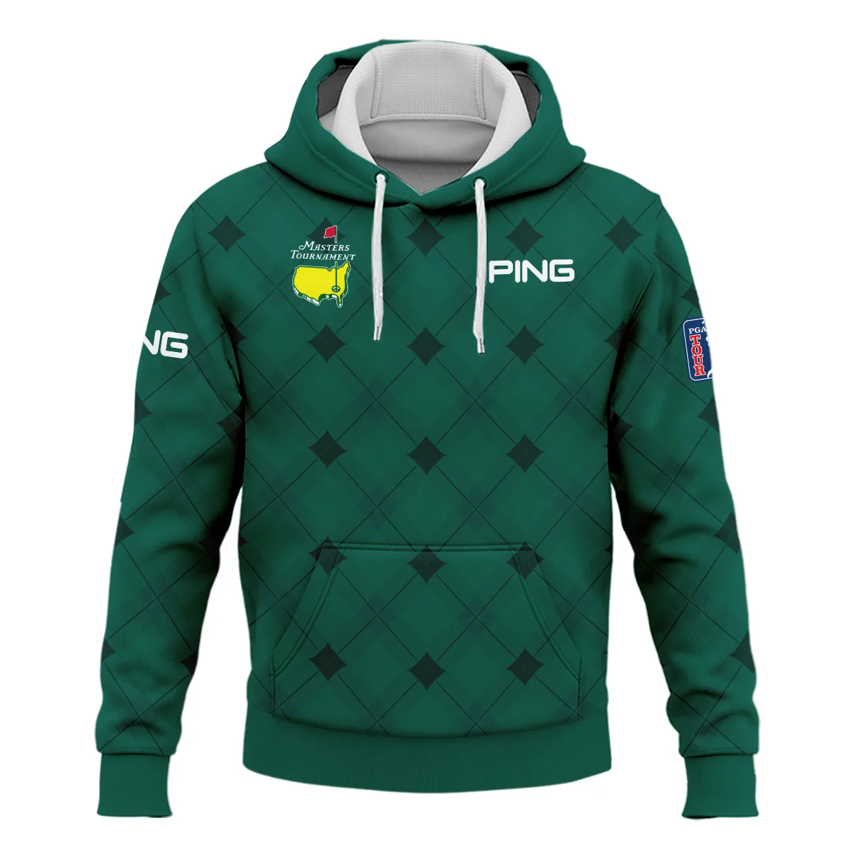 Golf Masters Tournament Green Argyle Pattern Ping Hoodie Shirt Style Classic Hoodie Shirt