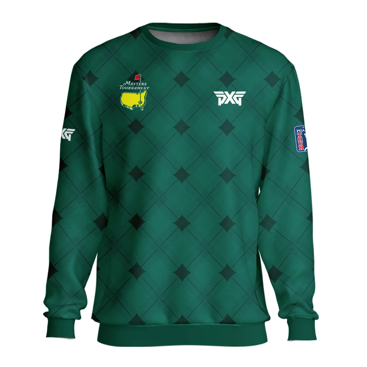 Golf Masters Tournament Green Argyle Pattern Unisex T-Shirt Style Classic T-Shirt