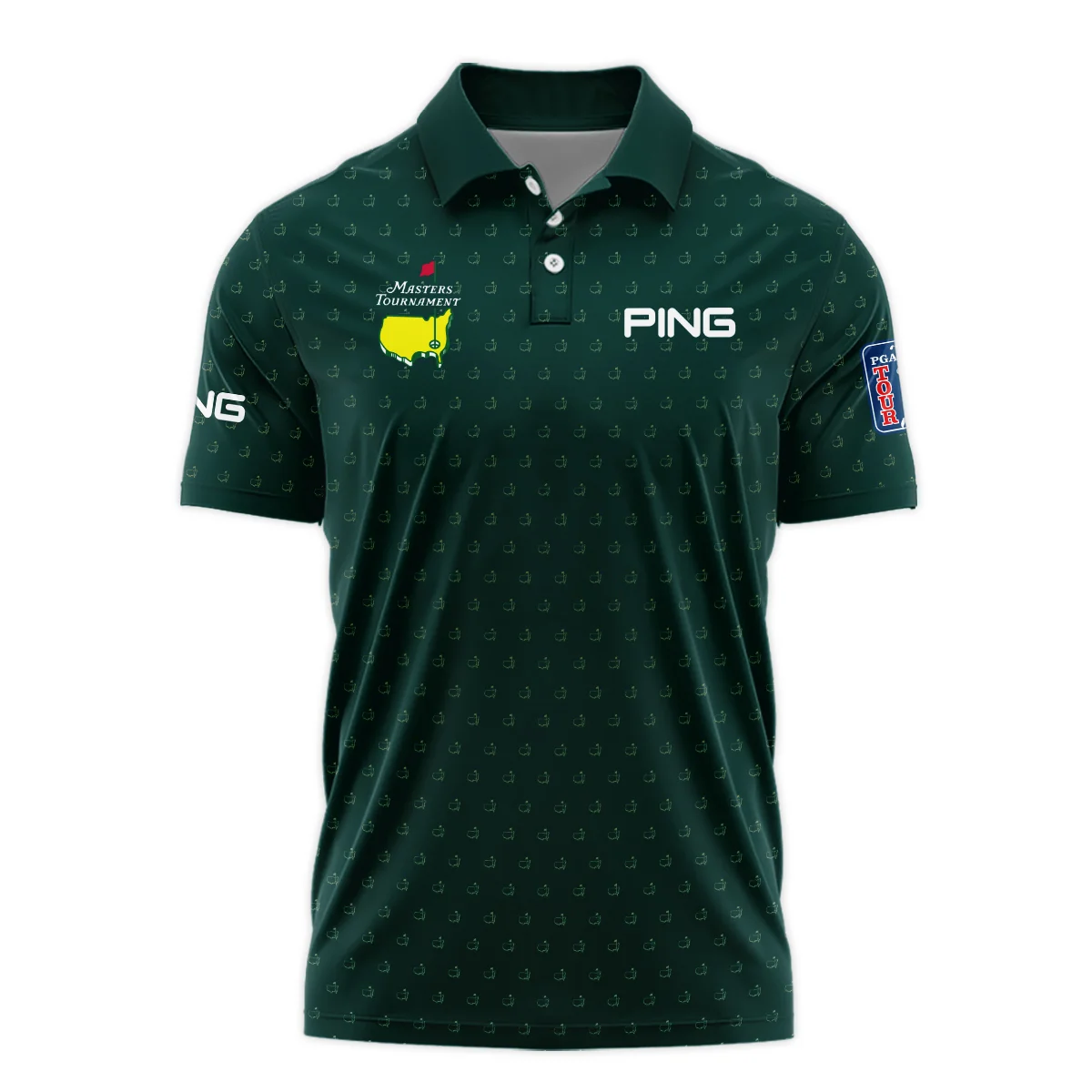 Golf Masters Tournament Ping Unisex T-Shirt Logo Pattern Gold Green Golf Sports All Over Print T-Shirt