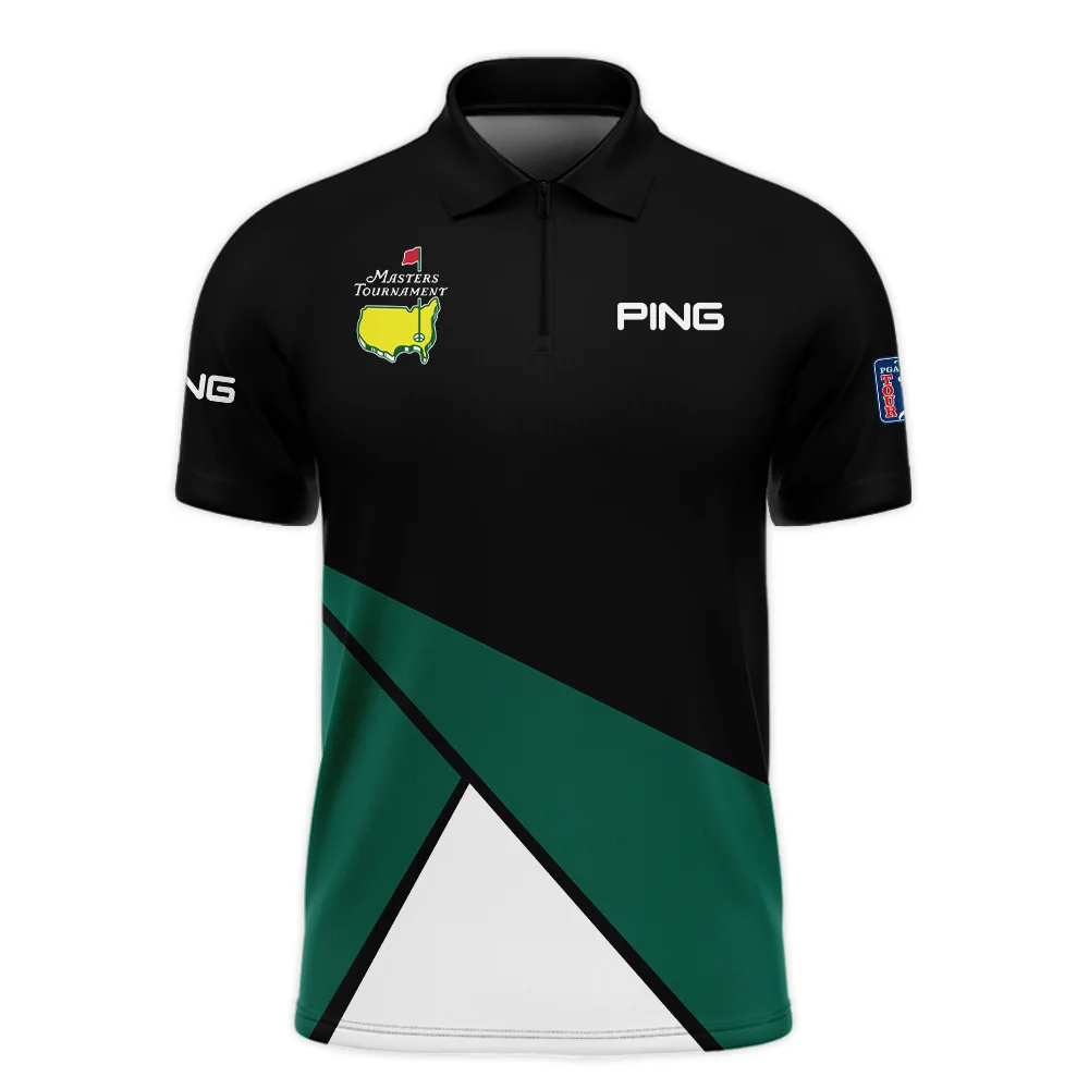 Golf Masters Tournament Ping Hawaiian Shirt Black And Green Golf Sports All Over Print Oversized Hawaiian Shirt