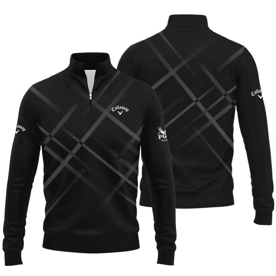 Golf Pattern 2024 PGA Championship Valhalla Callaway Quarter-Zip Jacket Style Classic