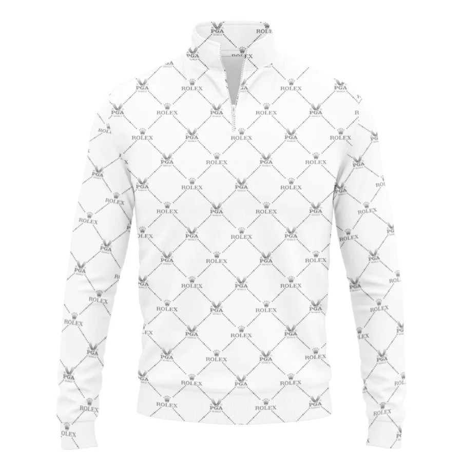 Golf Pattern 2024 PGA Championship Valhalla Rolex Quarter-Zip Jacket Style Classic