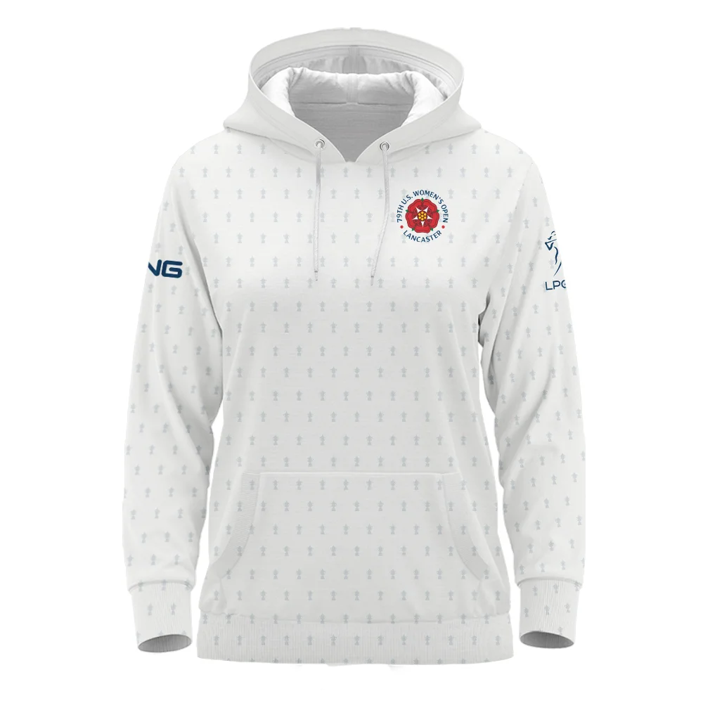 Golf Pattern Cup 79th U.S. Women’s Open Lancaster Ping Hoodie Shirt Golf Sport White All Over Print Hoodie Shirt