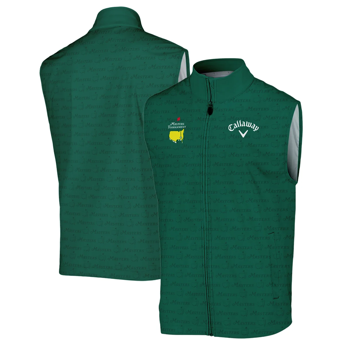 Golf Pattern Cup Green Masters Tournament Callaway Bomber Jacket Style Classic Bomber Jacket