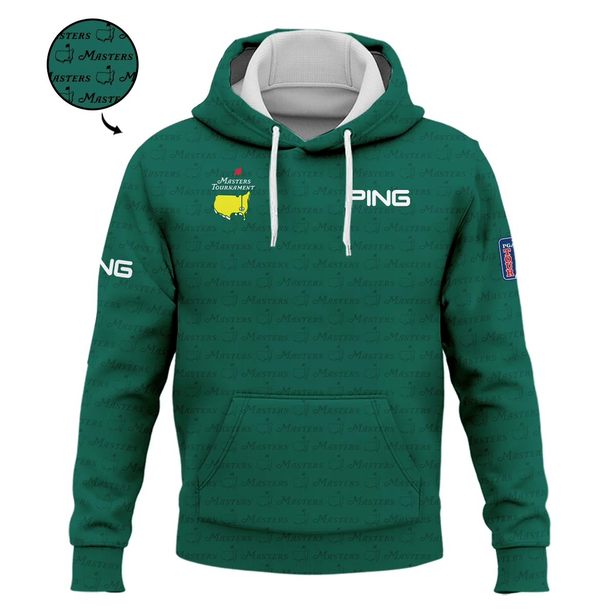 Golf Pattern Cup Green Masters Tournament Ping Hoodie Shirt Style Classic Hoodie Shirt