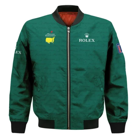 Golf Pattern Cup Green Masters Tournament Rolex Quarter-Zip Jacket Style Classic Quarter-Zip Jacket
