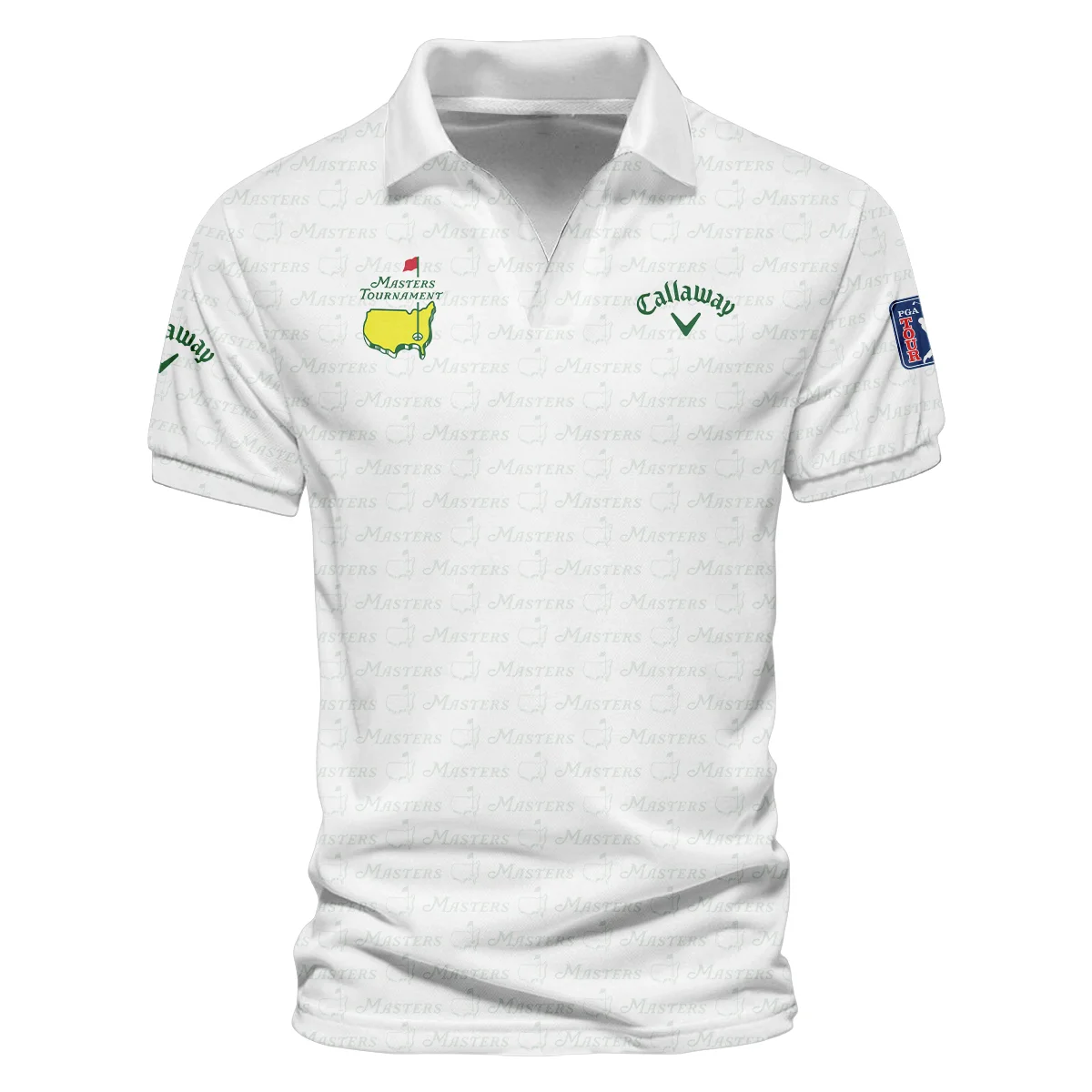 Golf Pattern Cup White Mix Green Masters Tournament Callaway Polo Shirt Style Classic Polo Shirt For Men