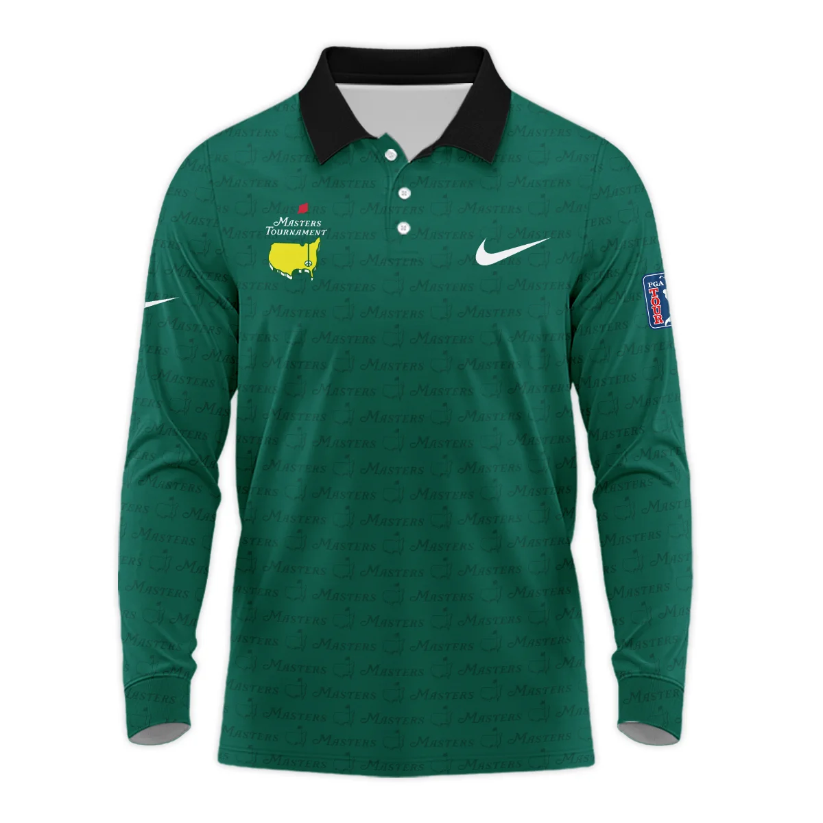 Golf Pattern Cup White Mix Green Masters Tournament Nike Long Polo Shirt Style Classic Long Polo Shirt For Men
