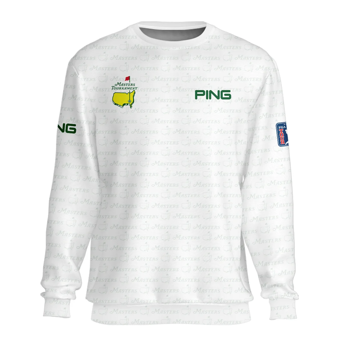 Golf Pattern Cup White Mix Green Masters Tournament Ping Quarter-Zip Jacket Style Classic Quarter-Zip Jacket