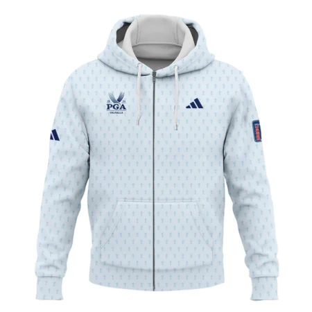 Golf Pattern Cup White Mix Light Blue 2024 PGA Championship Valhalla Adidas Unisex Sweatshirt Style Classic Sweatshirt