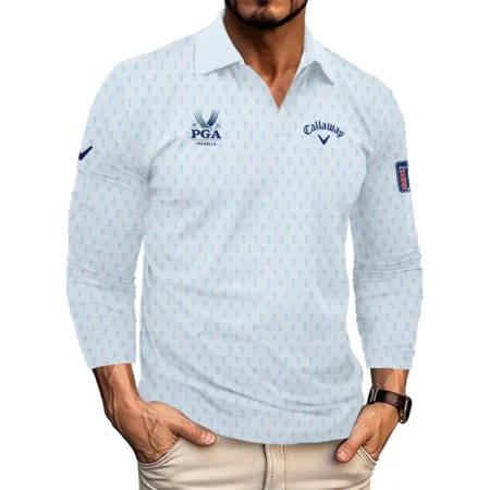 Golf Pattern Cup White Mix Light Blue 2024 PGA Championship Valhalla Callaway Zipper Hoodie Shirt Style Classic Zipper Hoodie Shirt