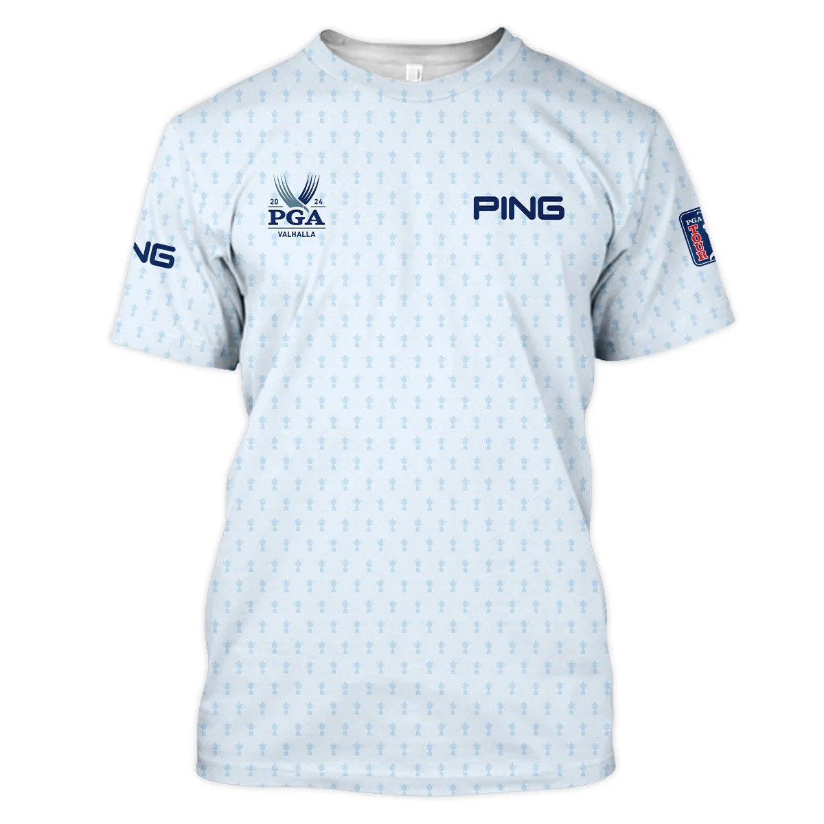Golf Pattern Cup White Mix Light Blue 2024 PGA Championship Valhalla Ping Unisex T-Shirt Style Classic T-Shirt