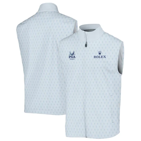 Golf Pattern Cup White Mix Light Blue 2024 PGA Championship Valhalla Rolex Sleeveless Jacket Style Classic Sleeveless Jacket