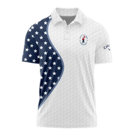 Golf Pattern Light Blue Cup 124th U.S. Open Pinehurst Callaway Polo Shirt Style Classic