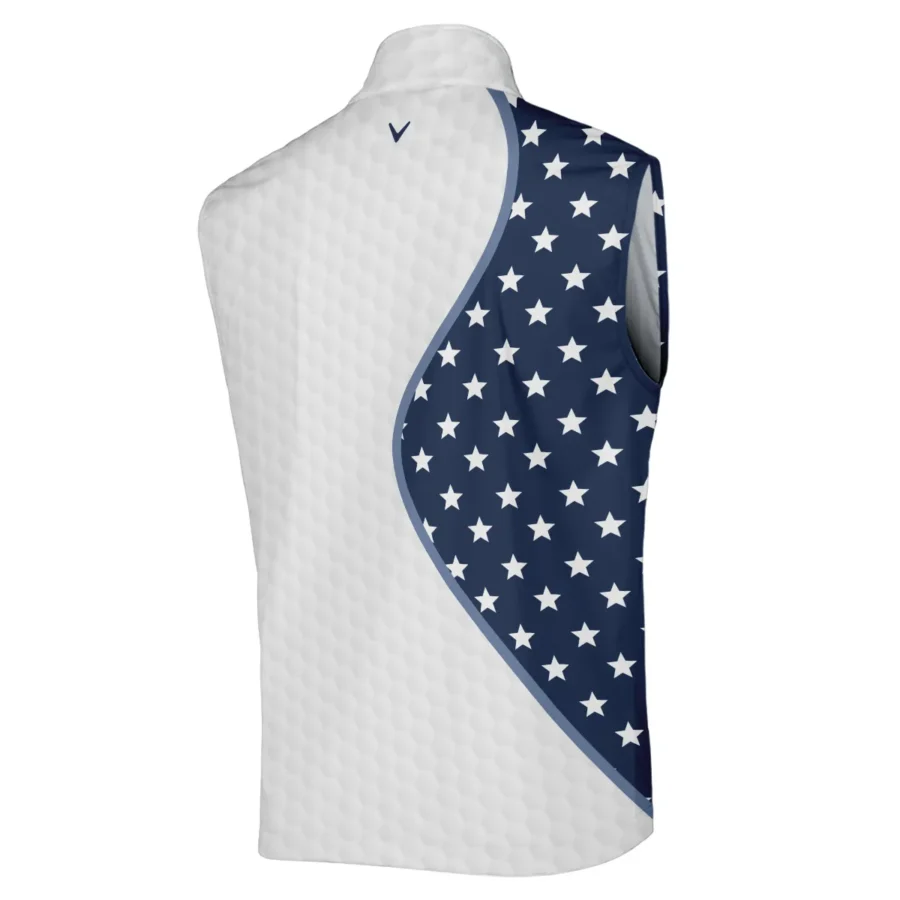 Golf Pattern Light Blue Cup 124th U.S. Open Pinehurst Callaway Sleeveless Jacket Style Classic